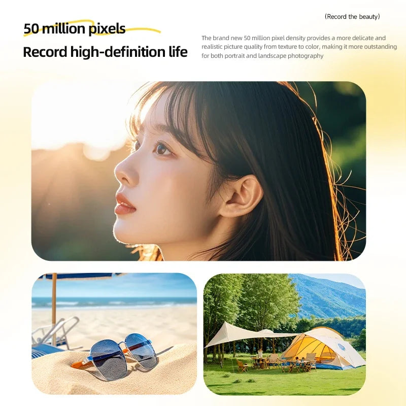 Cámara digital Xiaomi 4k, cámara retro CCD portátil, 50 millones de píxeles, enfoque automático, cámara de nivel básico, cámara dual con flash, CCD para estudiantes